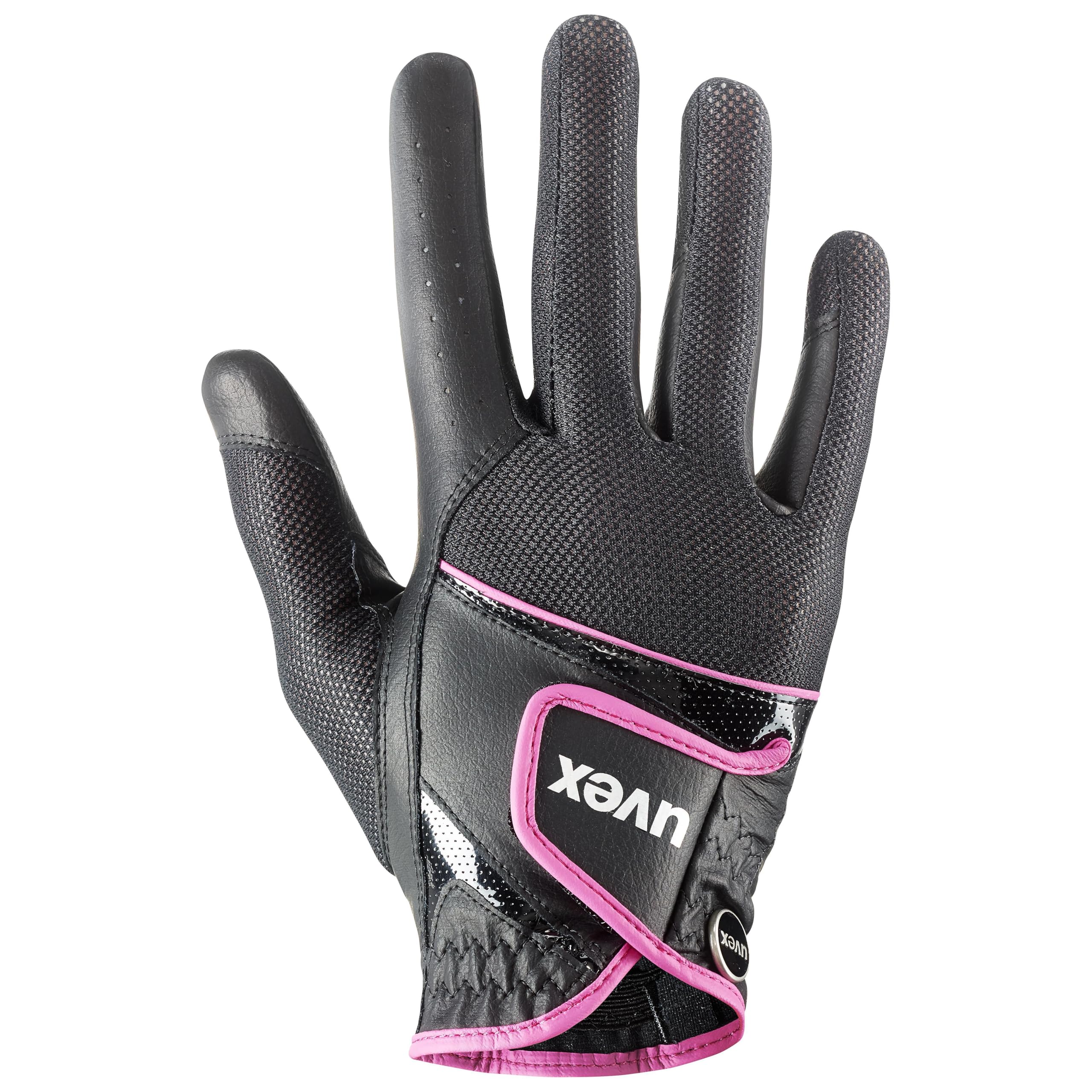 Uvex sumair Reithandschuhe, Black-pink, 6