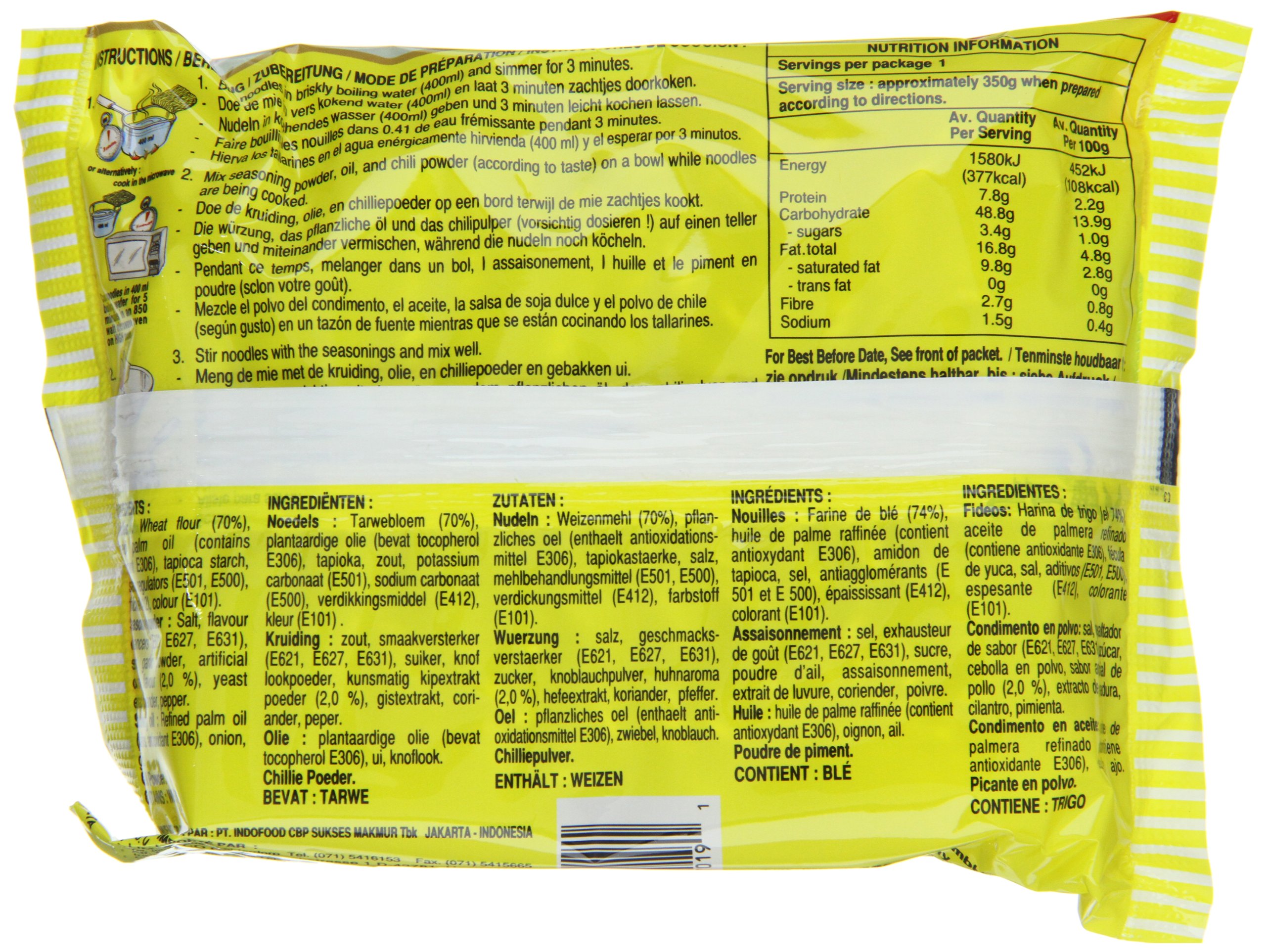 indomie Halal Chicken Curry Noodle 80 g (Pack of 40) Buy Online in