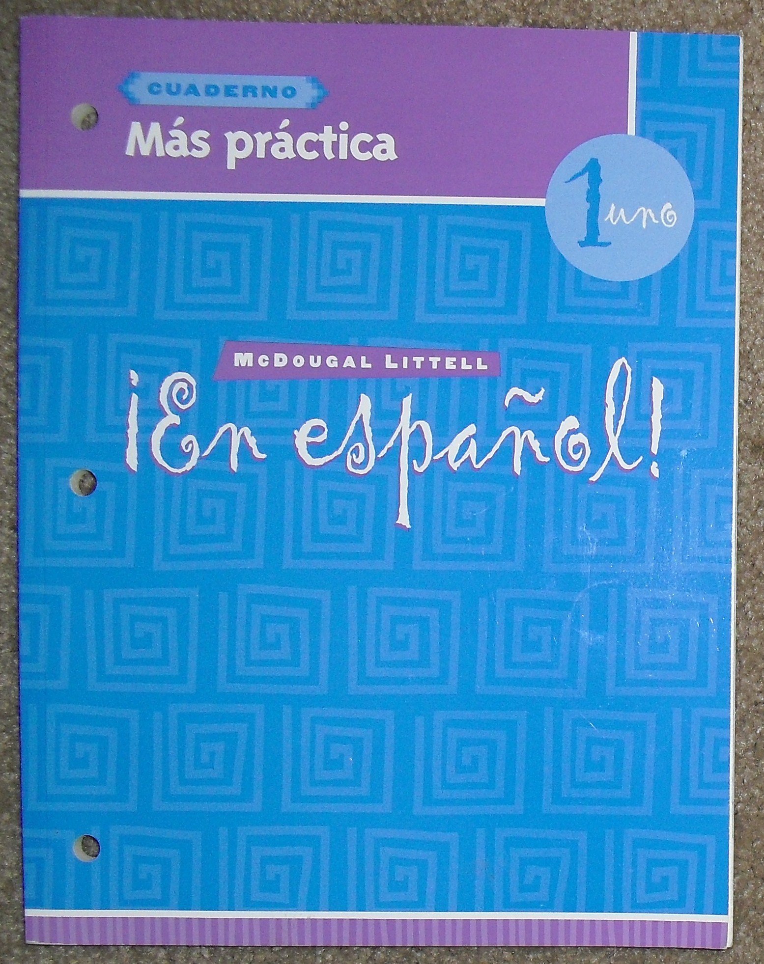 En Espanol: Level 1 Mas Practica Cuaderno (Spanish Edition)