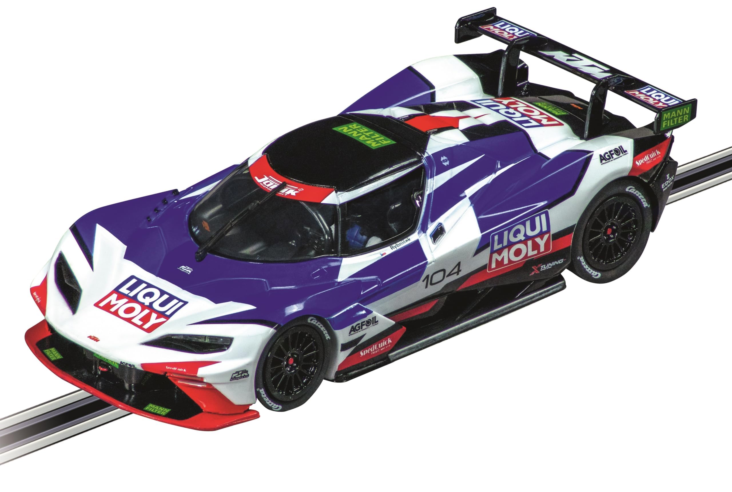 Amazon.com: Carrera 27745 KTM X-Bow GTX Liqui Moly No.104 1:32
