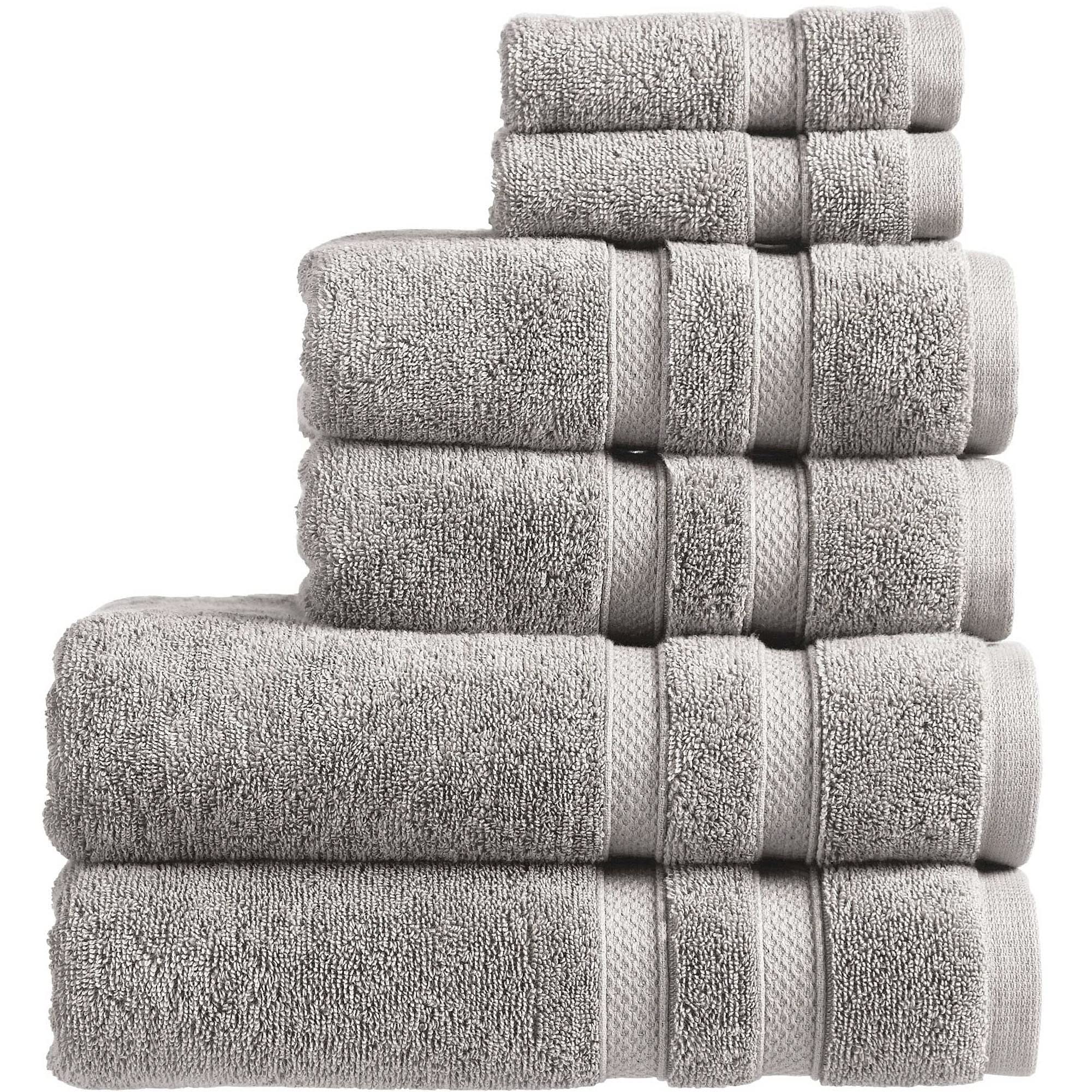 Christy Chroma Bath Towels | Set of 2 | Highly Absorbent Heavyweight 675GSM | Bold and Bright | Soft Velvety Smooth Bathroom Shower Towels | 100% Cotton | Sustainably Made | White — view 141
