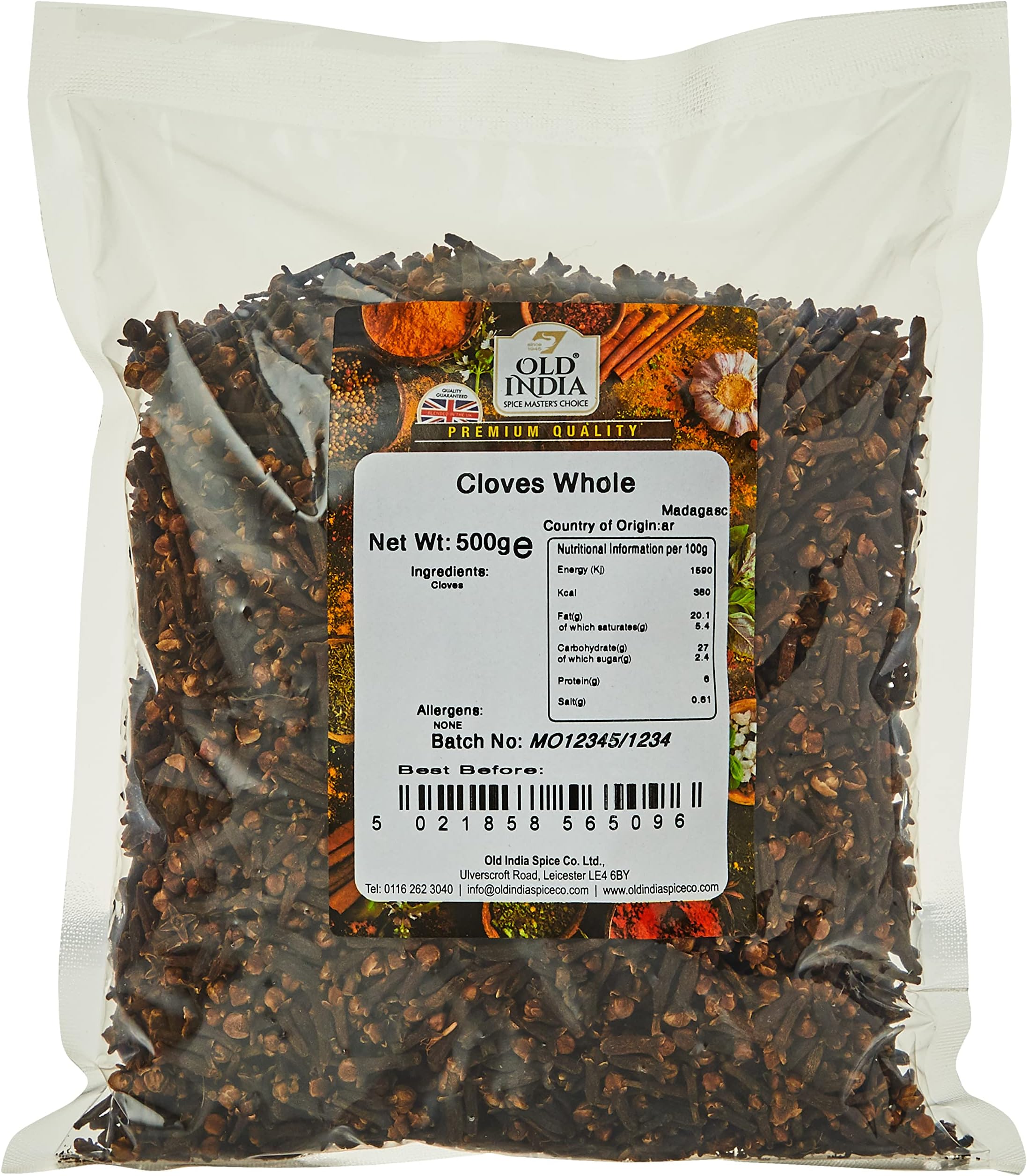 Old India Cloves Whole 500 g