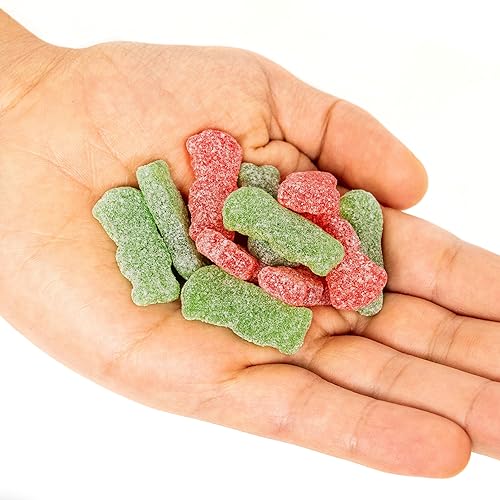 Miniatura 5 de SOUR PATCH KIDS Dulces navideños suaves y masticables rojos y verdes, 3.1 onzas