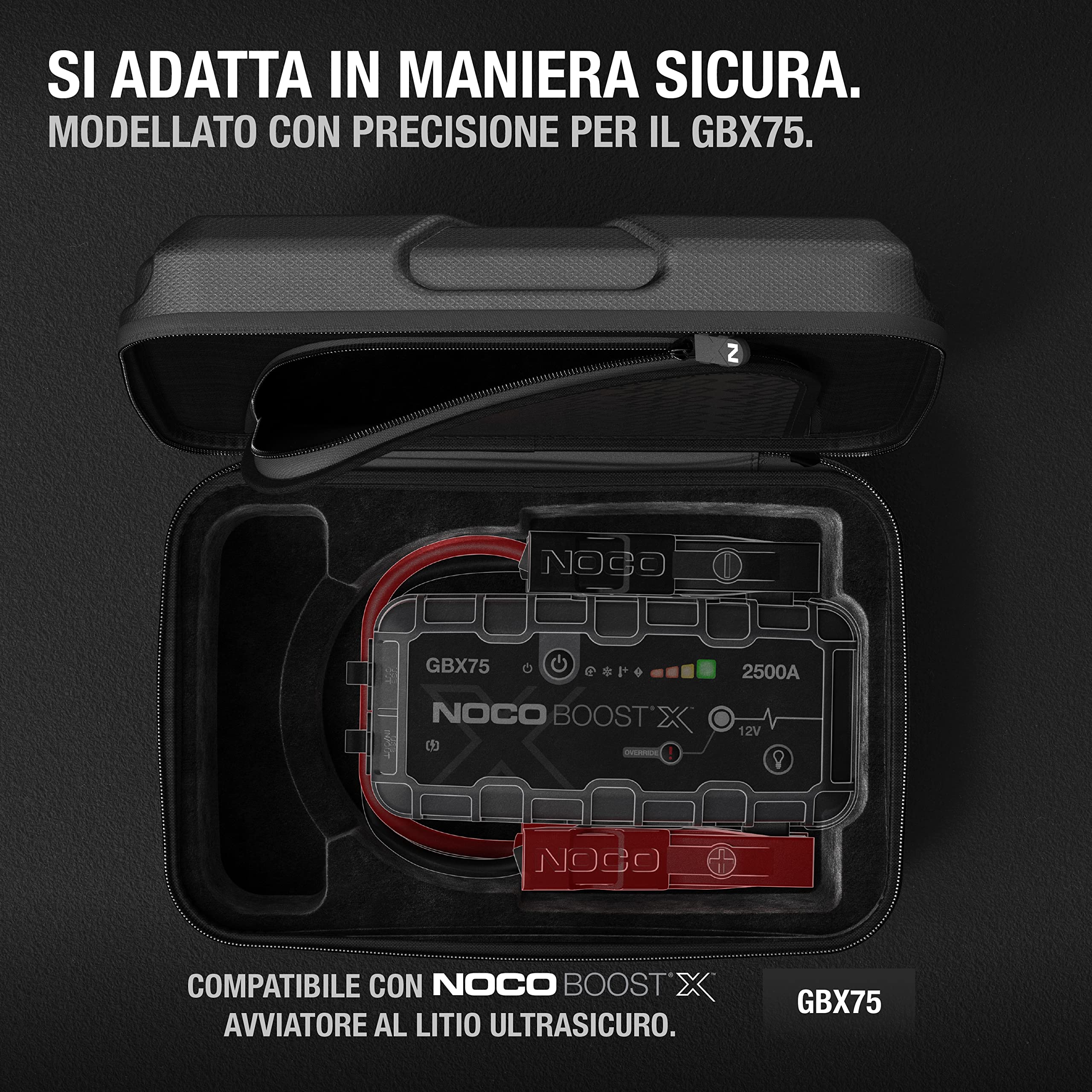 NOCO GBC103 Custodia Protettiva Boost X in Eva per Dispositivi di Avviamento di Emergenza al Litio UltraSafe GBX75