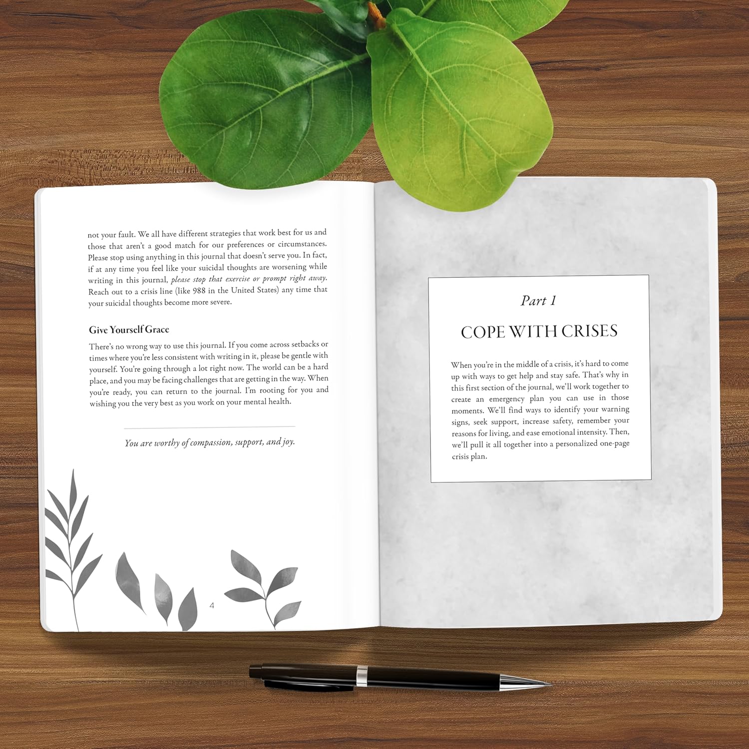 The Suicidal Thoughts Guided Journal: CBT Practices to Soothe Emotional Pain, Build Coping Skills, and Find Hope (The New Harbinger Journals for Change Series) - Image 4