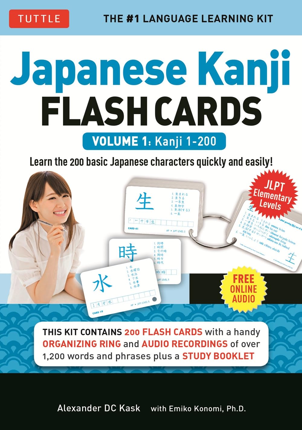 Amazon | Japanese Kanji Flash Cards Kit Volume 1: Kanji 1-200