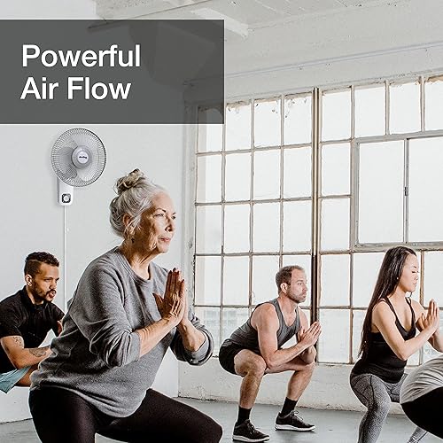 Miniatura 3 de Air King 9012 Ventilador oscilante de grado comercial 12 pulgadas color blanco