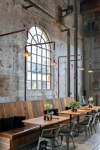 Miniatura 4 de Cojín de silla y taburete con respaldo redondeado para Tolix y otras sillas de metal (negro)