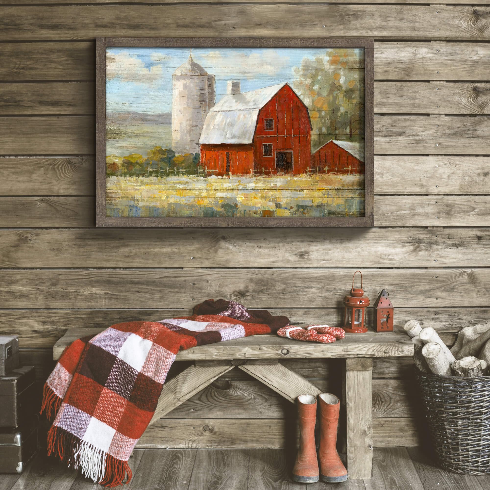 Western Rustic Old Barn Rustic Western Landscape Photography Idaho