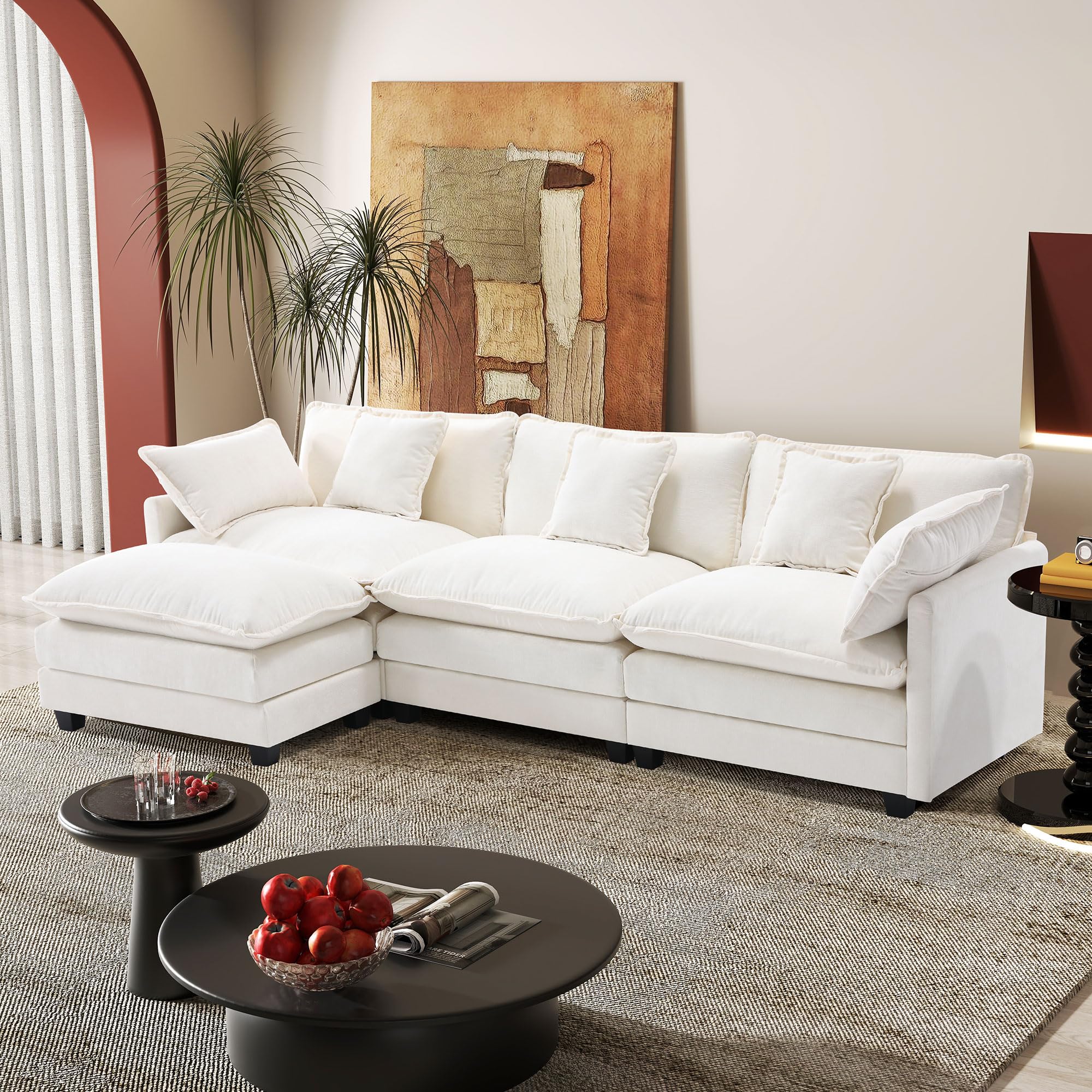 Hanherry 113.4 inch Modular Sectional Sofa