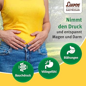Luvos Gastrosan Healing Clay - For Bloating and Bloating - 30 Capsules
