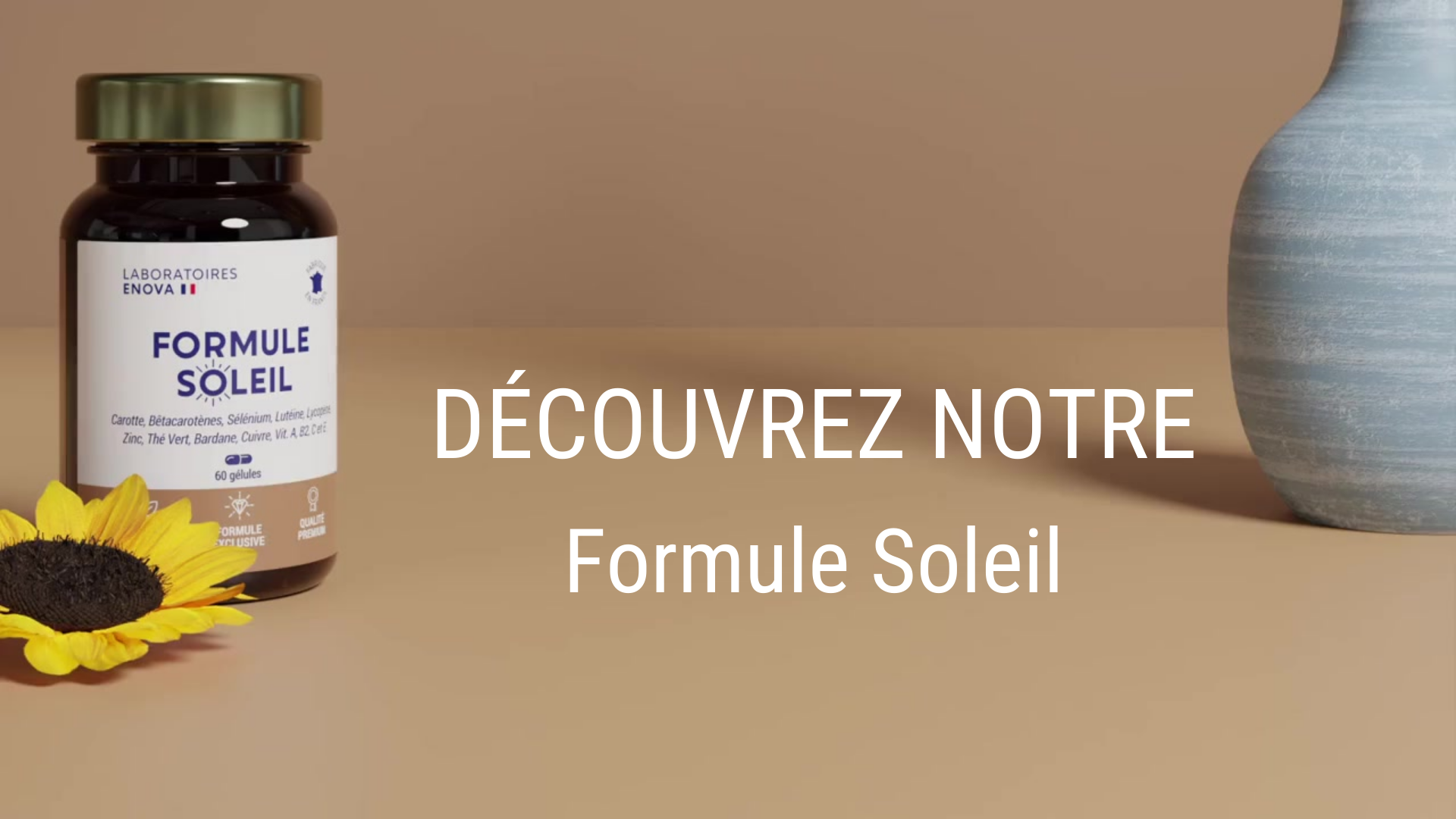 Complément Enova Collagène Acide Hyaluronique Sélénium - 60 Capsules, Soin Peau Et Cheveux, Végan
