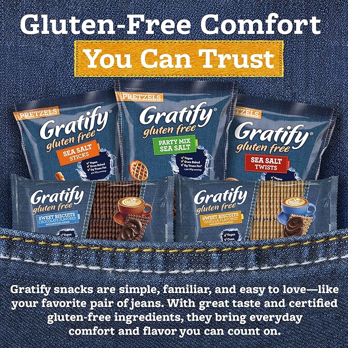 Galletas Gratify Petit Beurre Vainilla Sin Gluten Vegano 7 oz miniatura 6