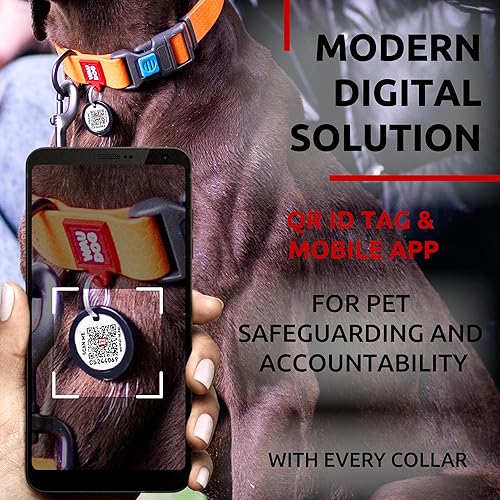 Miniatura 3 de WAUDOG Collar de perro impermeable  Collar ajustable para perros grandes, pequeños y medianos  Collar de perro impermeable con hebilla de plástico y