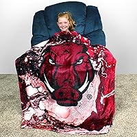 Vista 77 de College Covers Everything Comfy Ohio State Buckeyes - Manta suave de color de 42 x 60 pulgadas