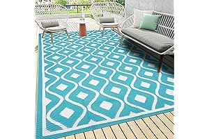Pawers 6'x9' Reversible Outdoor Plastic Straw Rug - Lowes Outdoor Rug