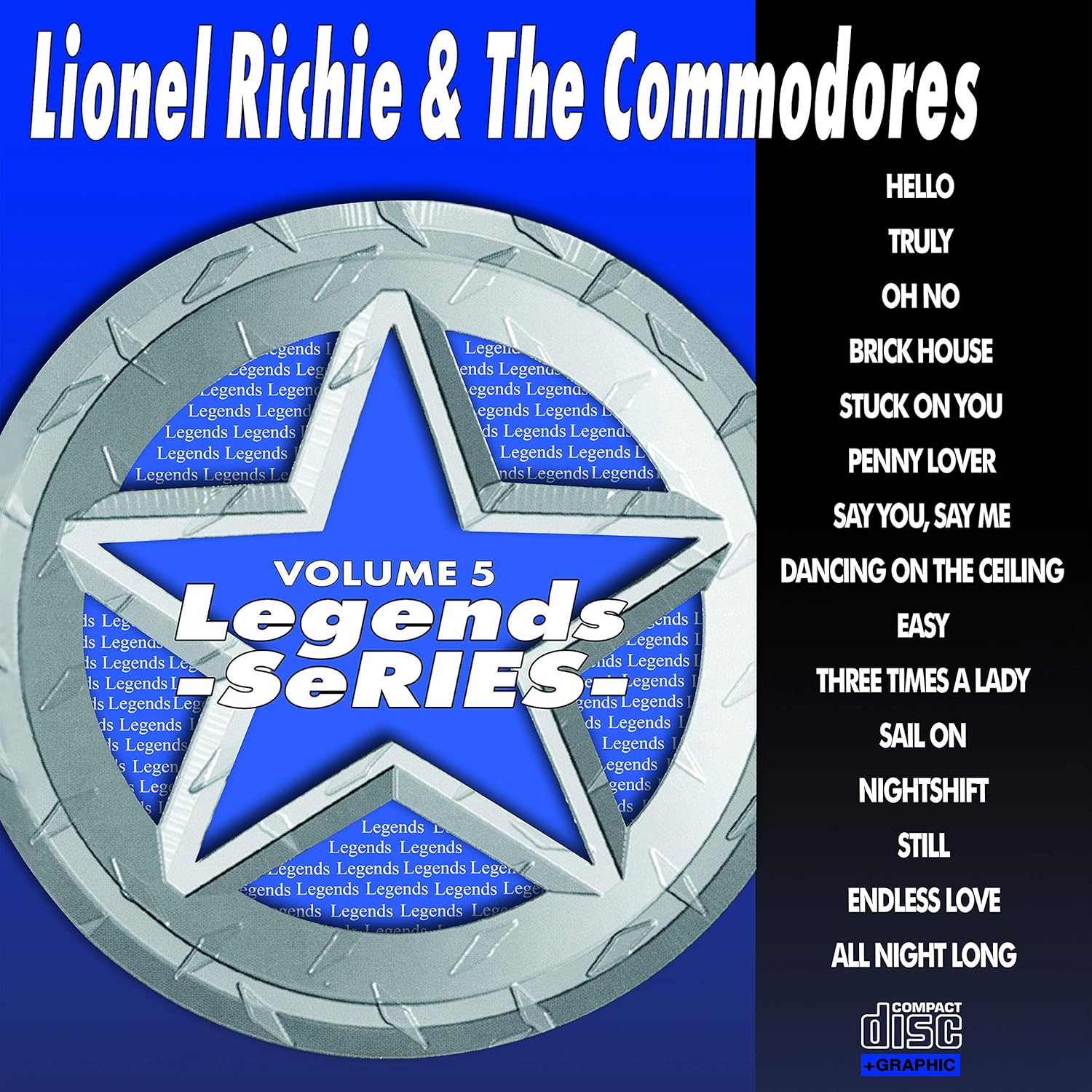 Lionel Richie Commodores Karaoke Disc Legends Series Cdg Vol 005 Amazon Com Music Lionel Richie Commodores Karaoke Disc Legends Series Cdg Vol 005 Amazon Com Music