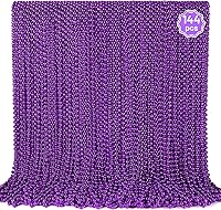 Vista 28 de YAXINRUI 30 piezas cuentas de Mardi Gras, collares de cuentas para fiesta de Mardi Gras, Navidad, San Patricio, regalos de fiesta, accesorios de 10