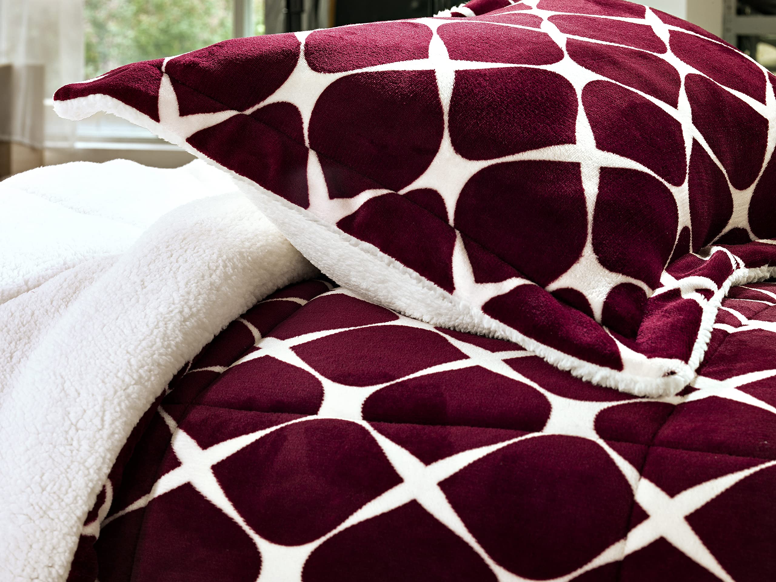 Ensemble De Couette Réversible Micro-Suede Premium Mauritius