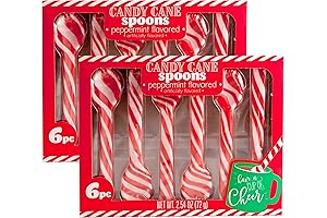 Edible Candy Cane Spoons for Hot Cocoa