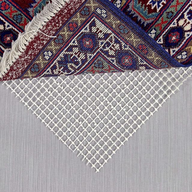 Anti-Slip Carpet Pad | Anti Skid For Hallway Runner, Rugs, Carpets | Great for Car Mats Too | Non Slip Gripper Strip Slide | Cut to fit any shape | Grips Floors Without Any Sticky Residue - CREAM