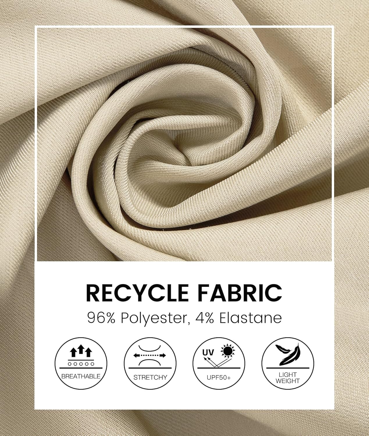 PULI Mens Golf Hiking Shorts Lightweight Casual Dress 12"/10" Inseam Work Stretch Travel Hybrid Quick Drying with Pockets - Image 5