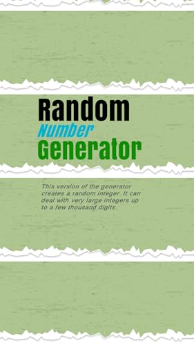 Random number generator GW