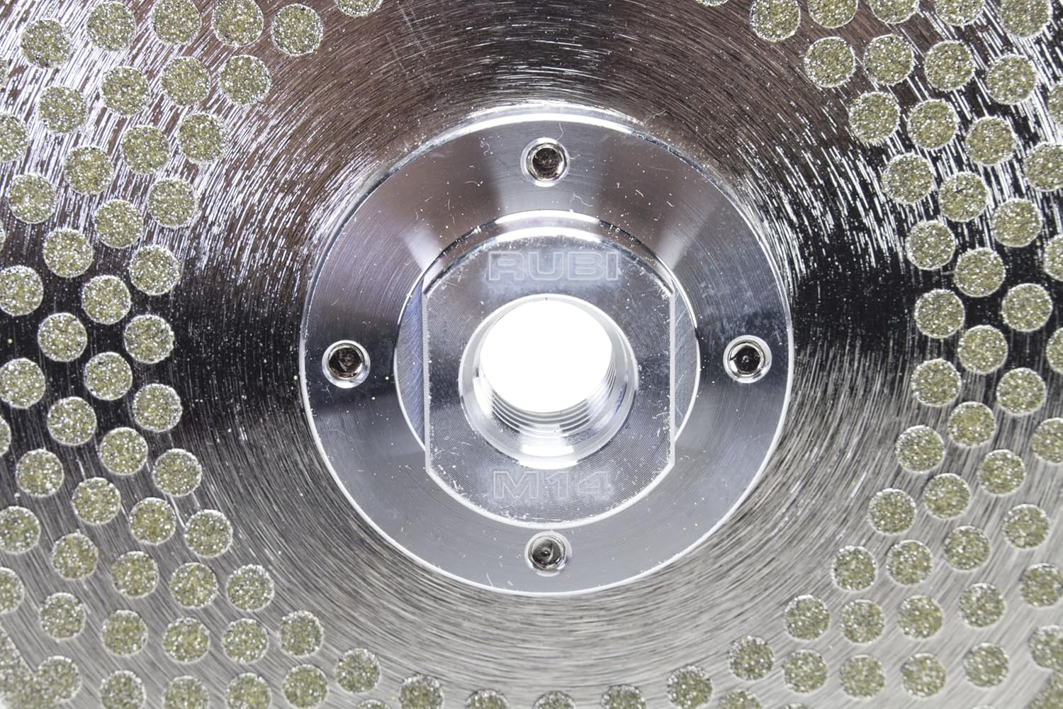 Diamond Blade for Cutting and Grinding ECD 5" 2IN1 SuperPro - Electroplated Continuous Rim Blade for Porcelain, Ceramic Tiles, Natural Stone - Reversible, Dual-Sided