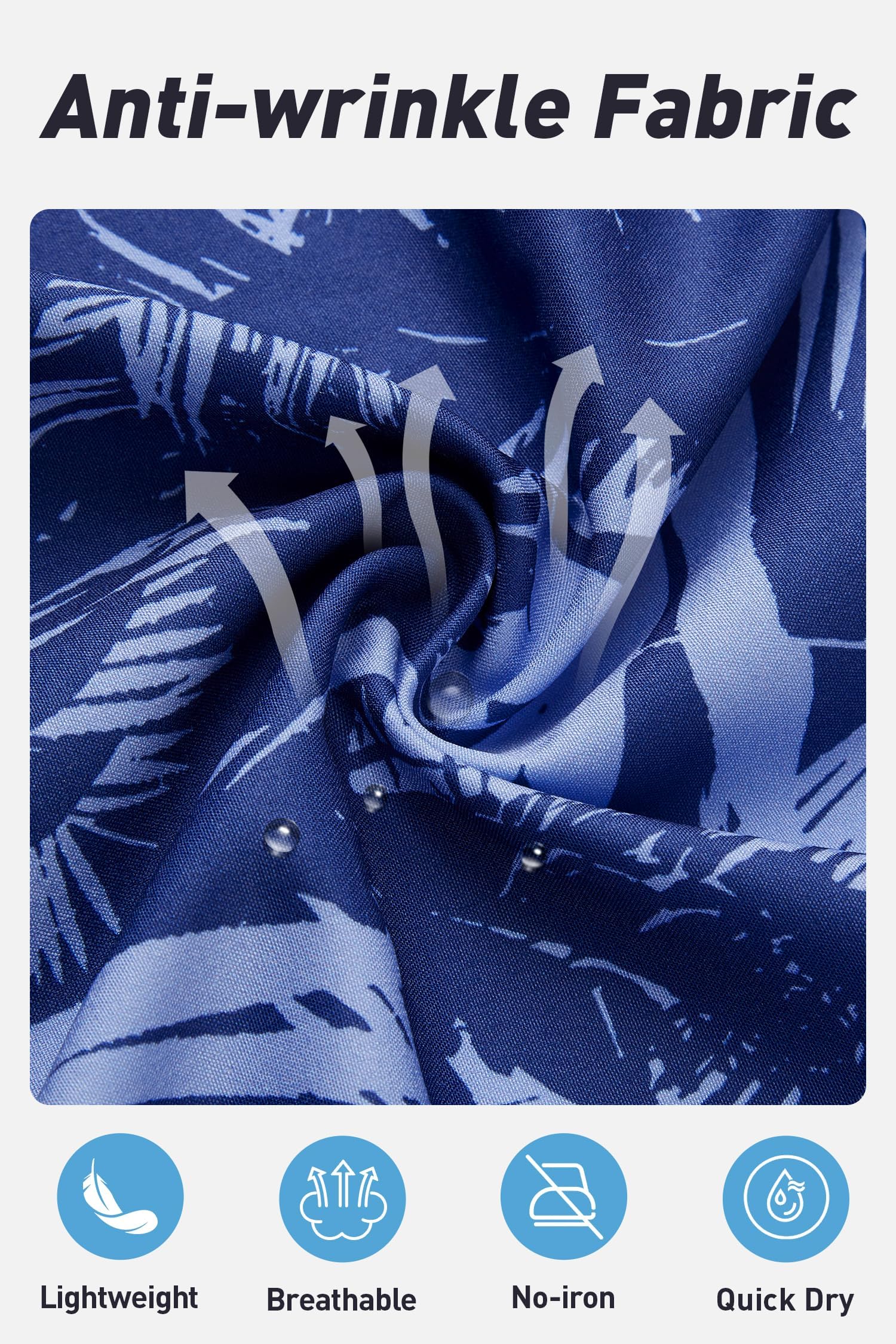 Enlision Bañador Hombre Natación Secado Rápido Bañadores Piscina Verano Estampado Bermudas Traje de Baño con Forro de Malla S-3XL