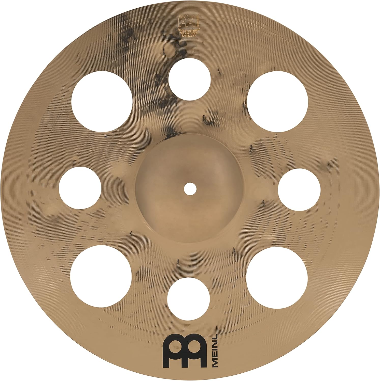 Meinl Cymbals Pure Alloy Custom 16" Trash Crash — Smoked Bronze/Brilliant Finish — Made in Germany, 2-Year Warranty (PAC16TRC)