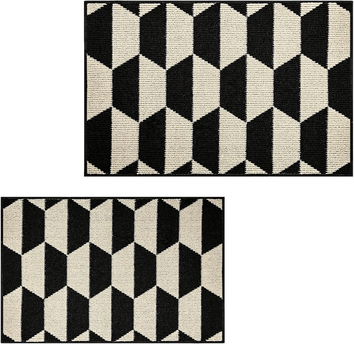 GRANNY SAYS Bundle of 1-Pack Cute Doormat & 1-Pack Indoor Outdoor Rugs