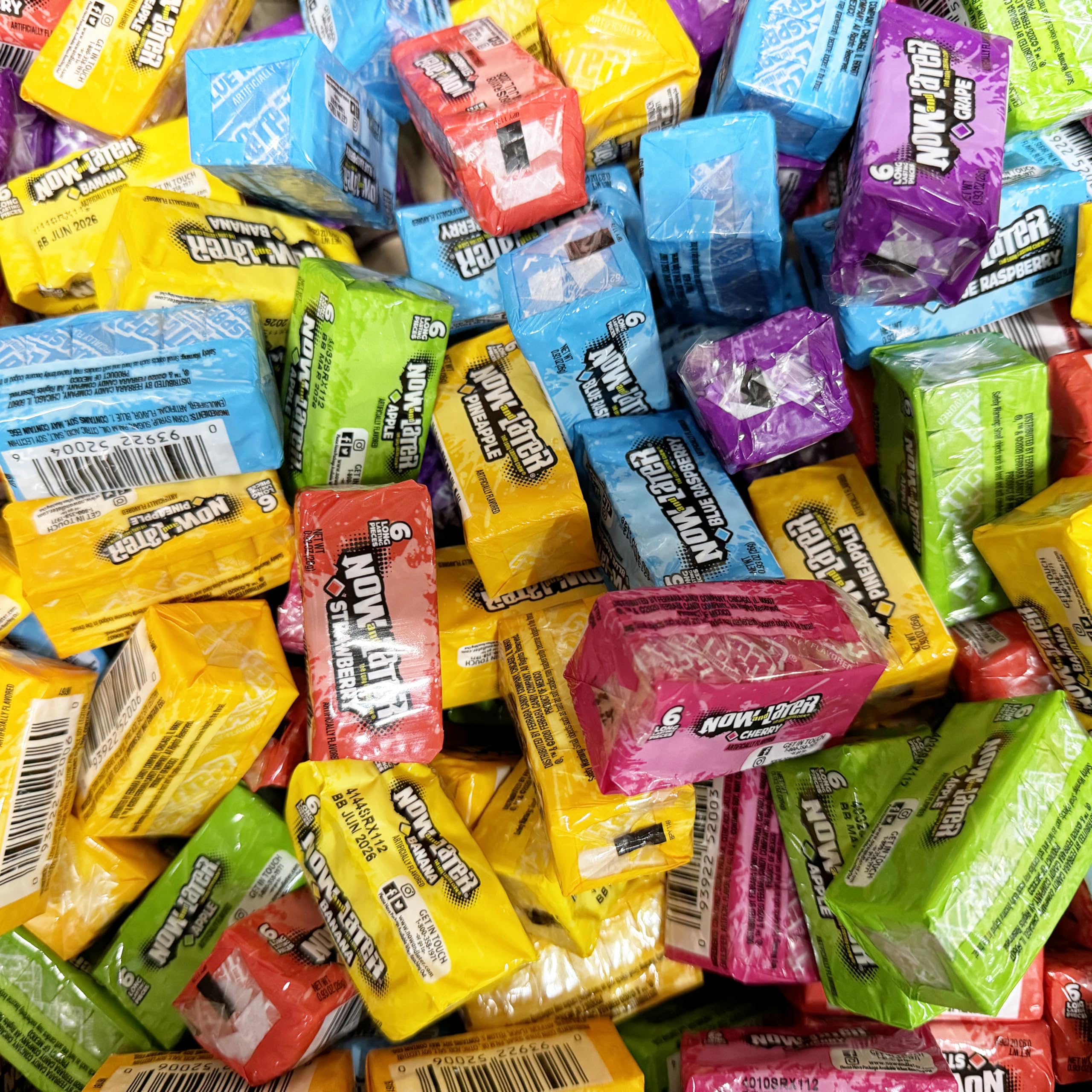 Payless ShopNow & Later Assorted Fruit Candy - Assorted Fruit Flavors - (20 Pack) 120 Pieces by Payless Shop