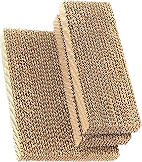 Hessaire Replacement Evaporative Cooler Pads - Swamp Cooler Replacement Pads Corrugated Build - Low Odor Xel50 Media Evaporative Cooling Pad for 3100 CFM Cooler Fan - 3 Panels, 21.75” x 10” & 18”