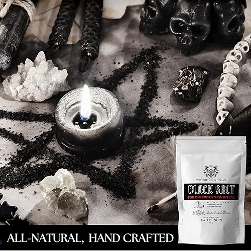 Miniatura 4 de Sal negra para rituales de protección suministros Wiccanos Sal Negra para Rituales de Brujeria bolsa de 2 onzas - Suministros de brujería Wiccan