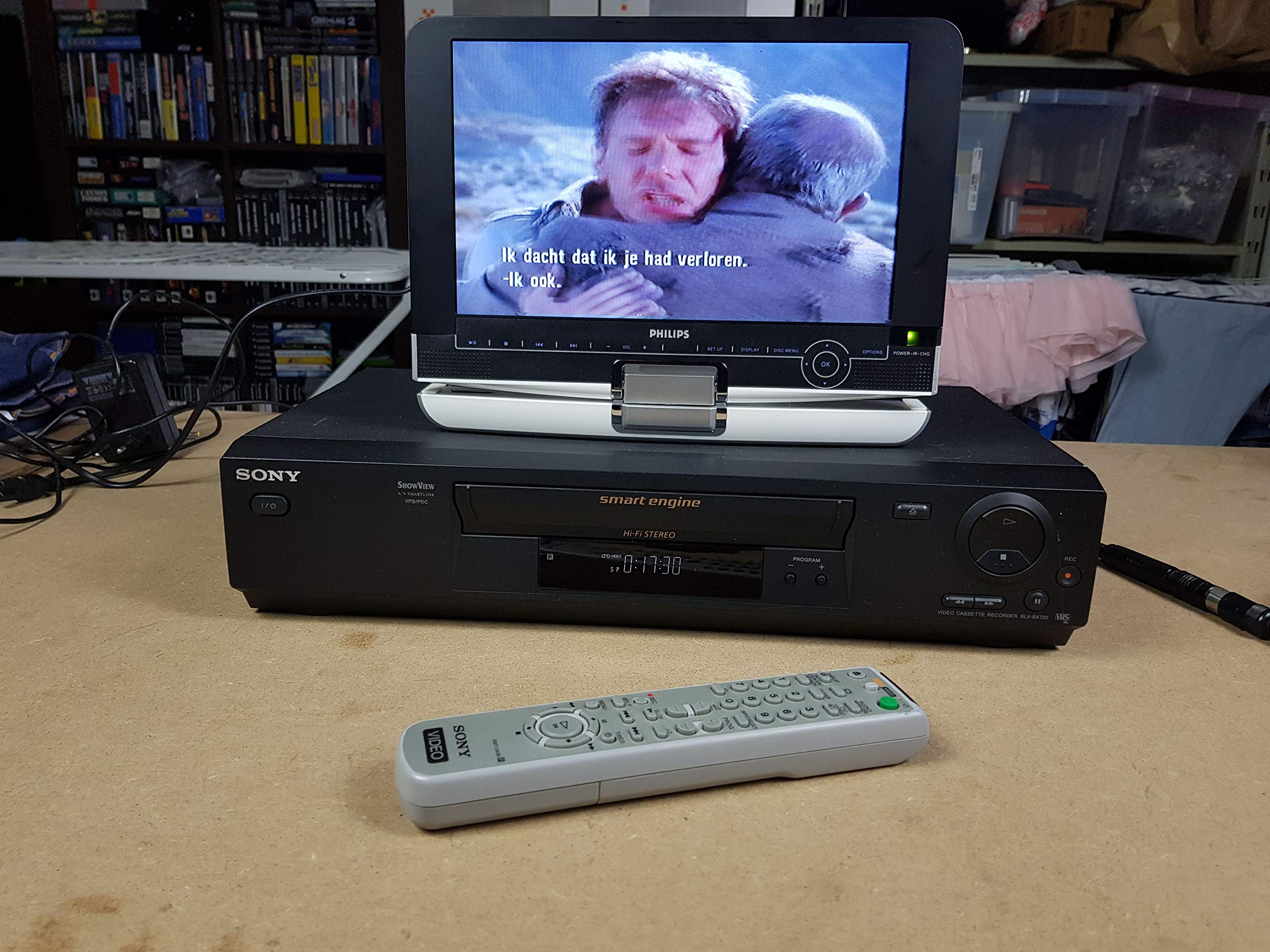 Sony SLV-SX720 Hifi-Videorekorder schwarz