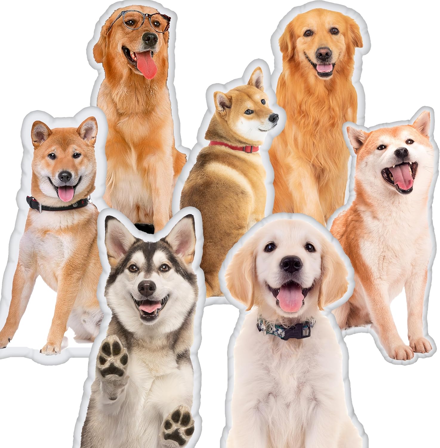 Custom Pet Pillow, Custom Pet Plush Toys Personalised Photo Shaped Dog and Cat Pillow Unique Gift for Pet Lovers Double Side Printing (28inch)