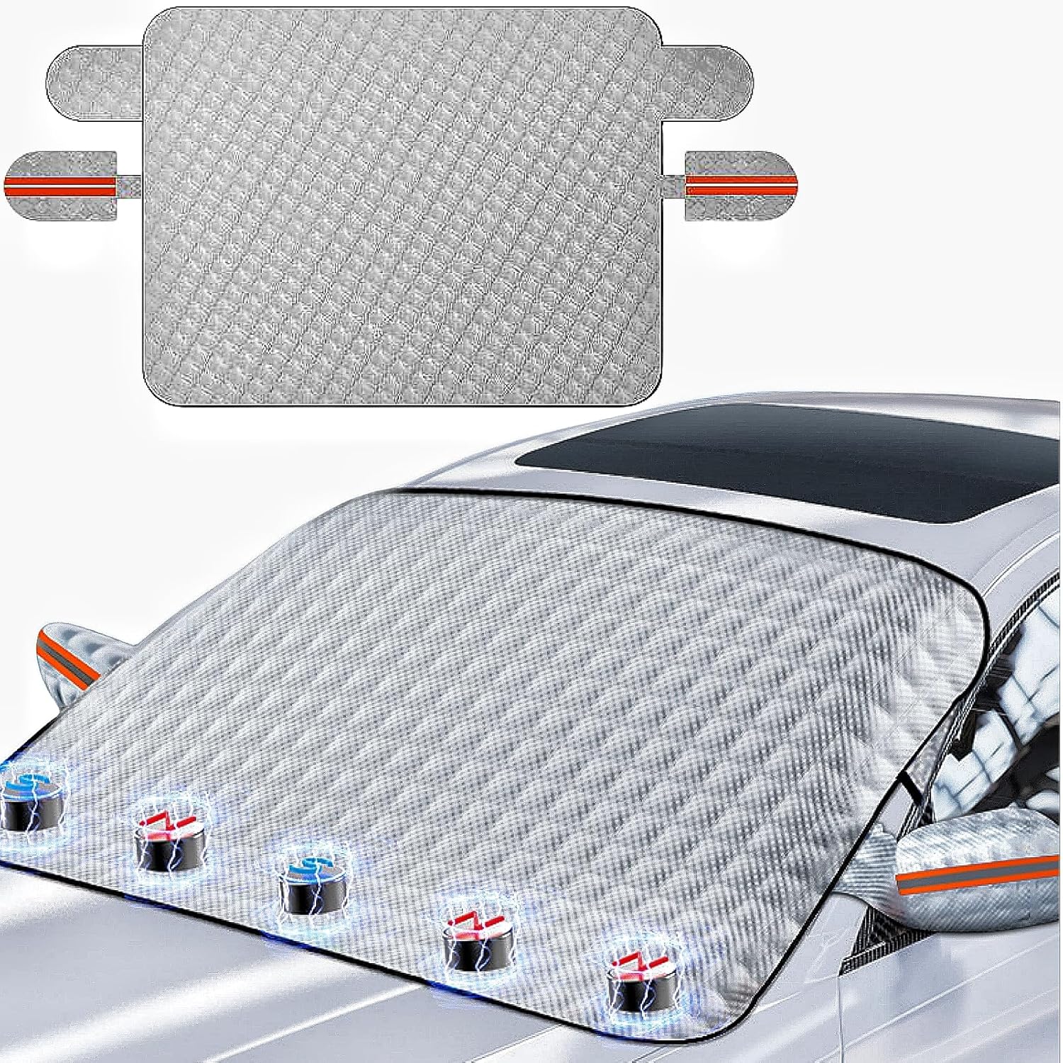 ZCYJHOT Car Windshield Cover for Snow, Ice, Uv, Frost and