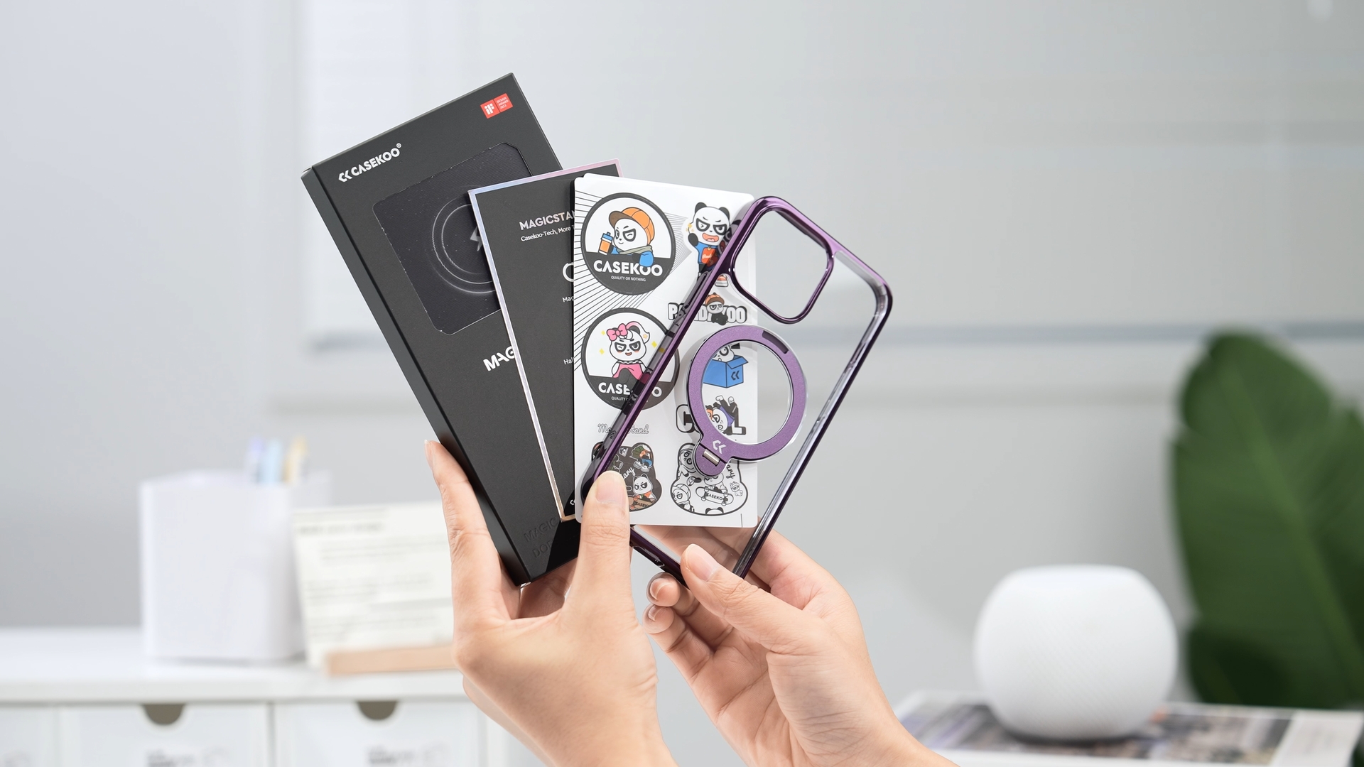 Amazon.com: CASEKOO Royal Purple Titanium for iPhone 14 Pro Max