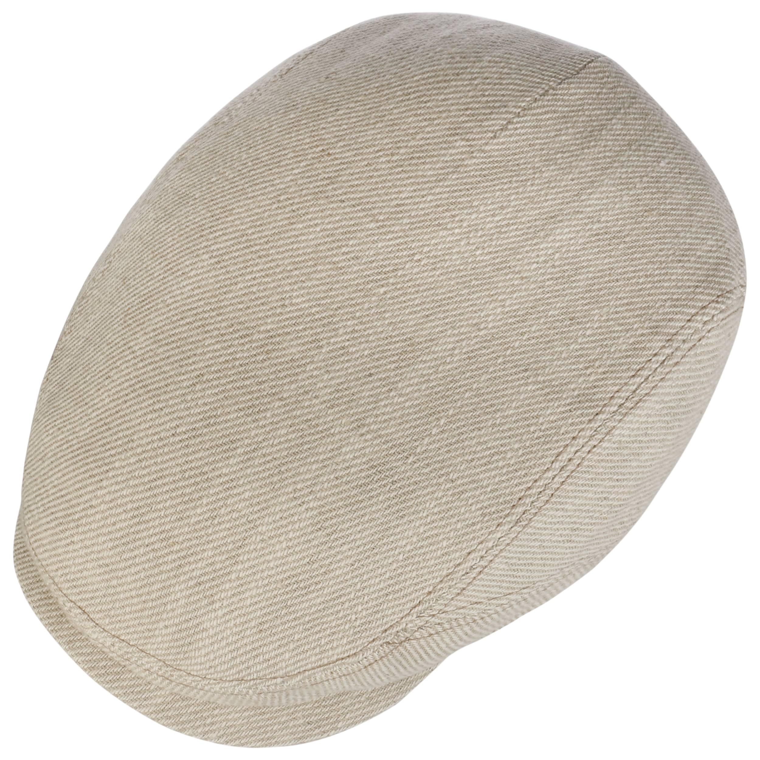 Stetson Sustainable Heavy Twill Flatcap Einfarbige Schirmmütze Made in EU Herren Frühjahr Sommer