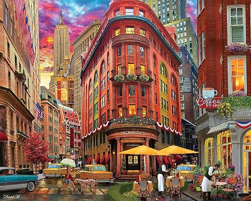 Springbok Rompecabezas de 1000 piezas NYC Street - Fabricado en Estados Unidos