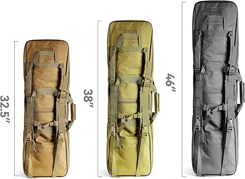 Miniatura 2 de Jaegvida Funda táctica para rifle al aire libre, funda para rifle suave, bolsa de transporte de escopeta para caza