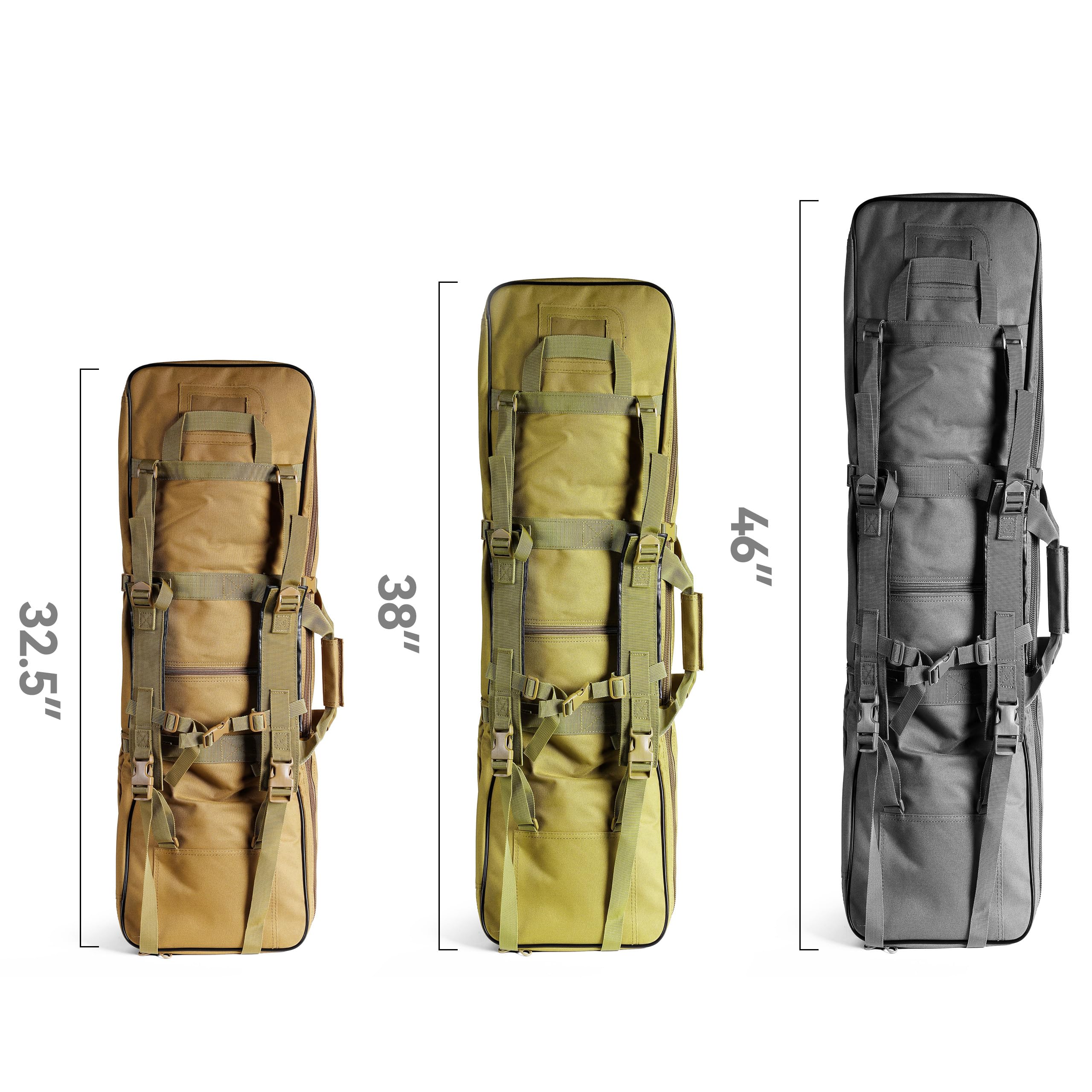 Jaegvida Funda Blanda para Rifle de Caza Militar Bolsa para Escopeta Doble