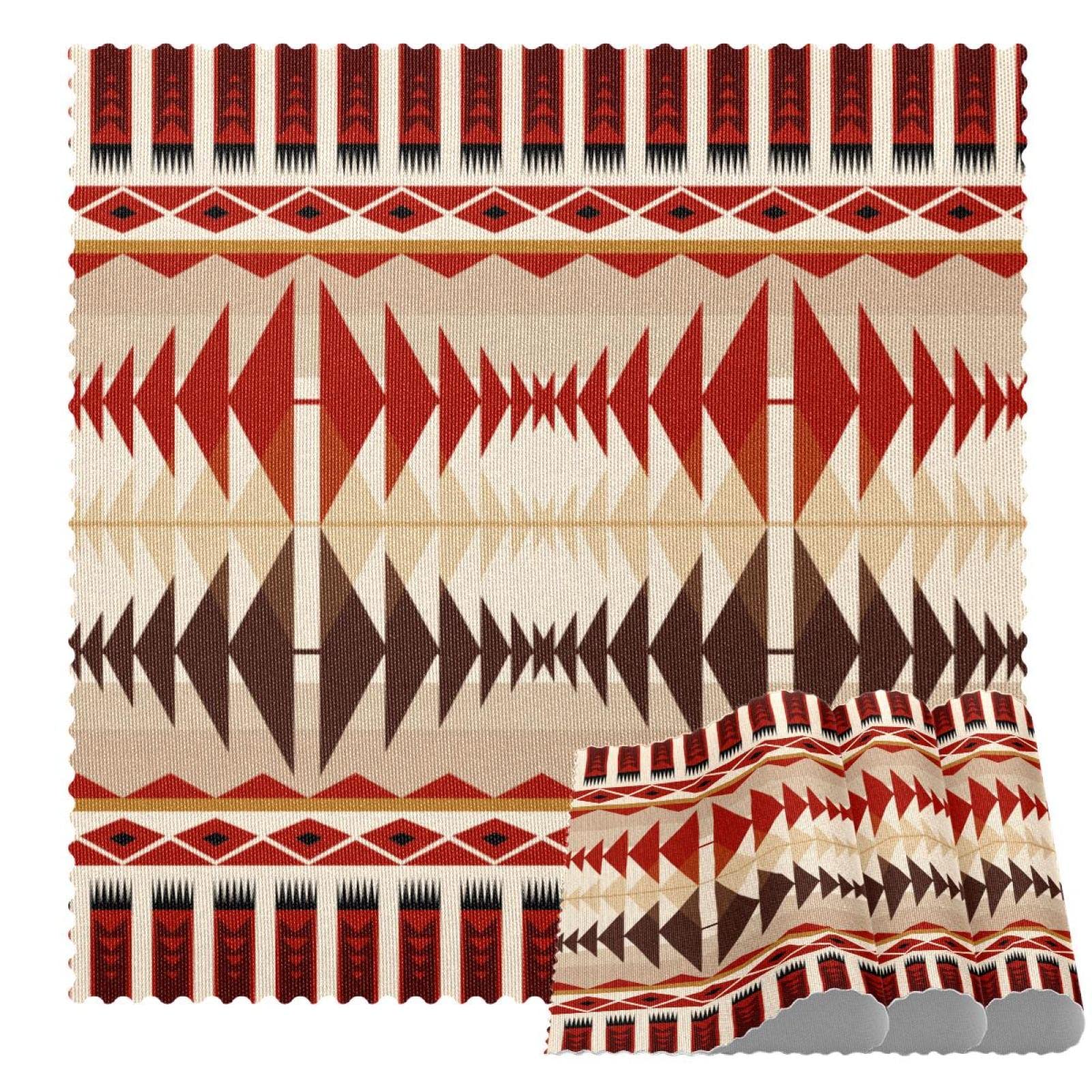 Evoquez l'esprit Native American a table avec ce lot de 4 sets isolants et protecteurs