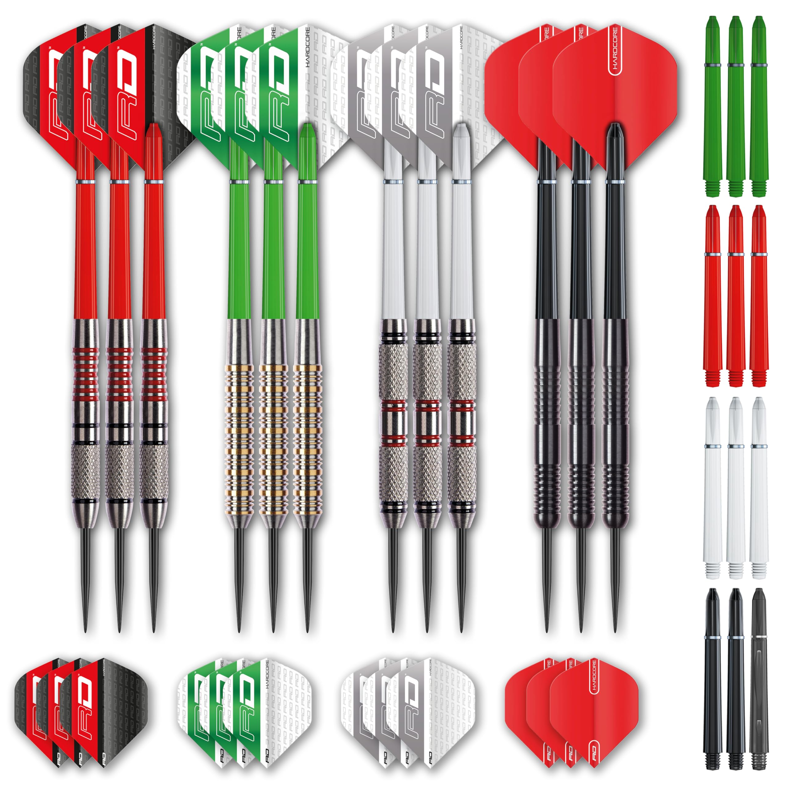 RED DRAGON Flightmaster - Fléchettes En Tungstène 80% Avec Pointes En Acier - Lot De 3 - 21g à 27g (24g Inclus) - 11