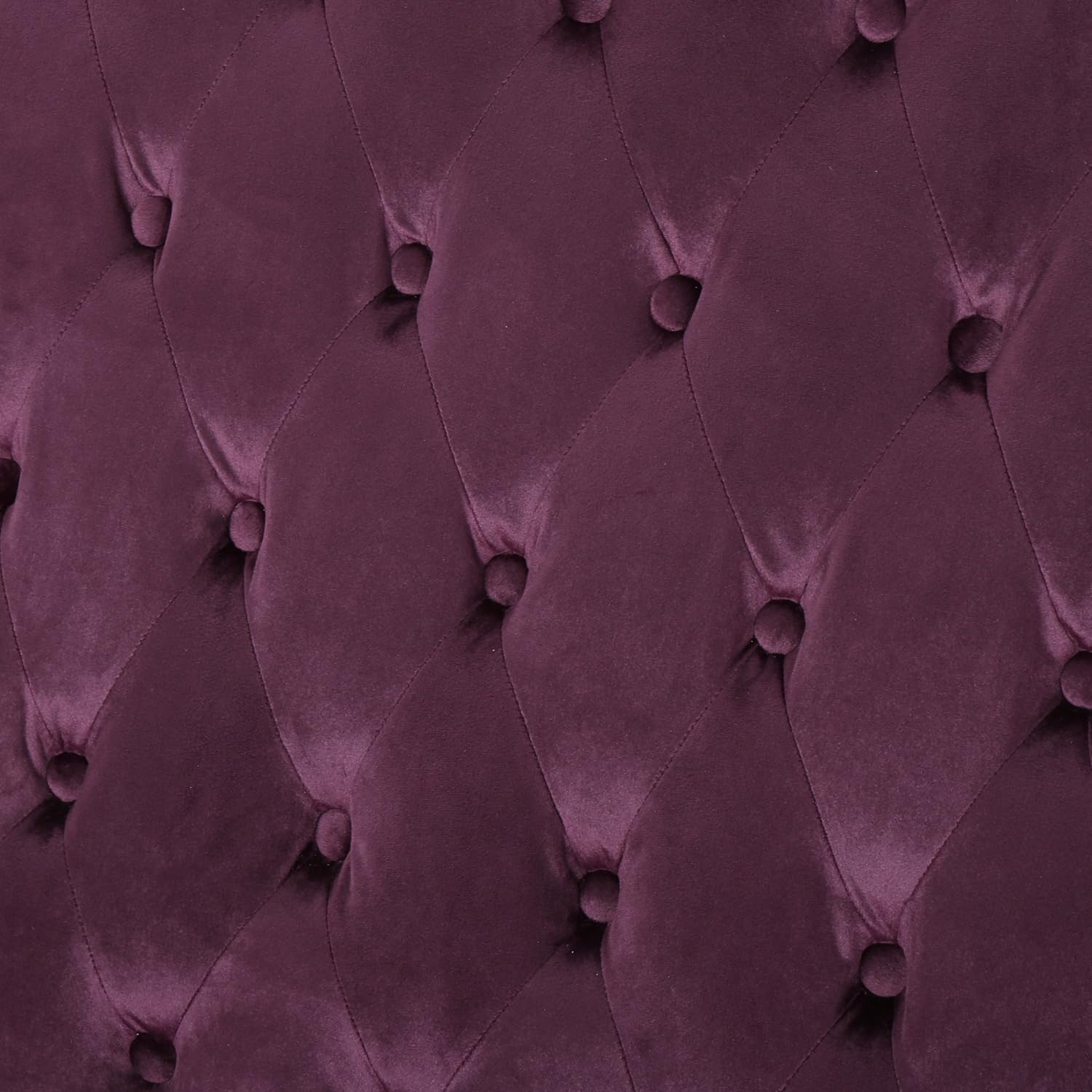 Christopher Knight Home GDFStudio Leona Modern Glam Tufted Velvet Wingback Loveseat, Raisin and Dark Brown