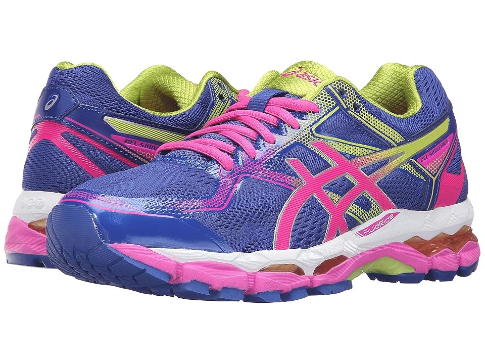 

ASICS Gel-Surveyor(r) 5 (Asics Blue/Pink Glow/Neon Lime) Women's Running Shoes