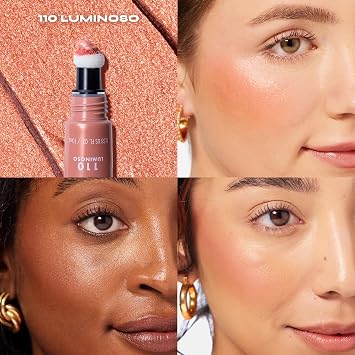 Milani Cheek Kiss Blush + Glow, Liquid Blush and Highlighter - Luminoso | 2-In-1 Liquid Blush & Highlighter For A Radiant, Healthy-Looking Glow. Infused With Nourishing Glycerin & Vitamin E.
