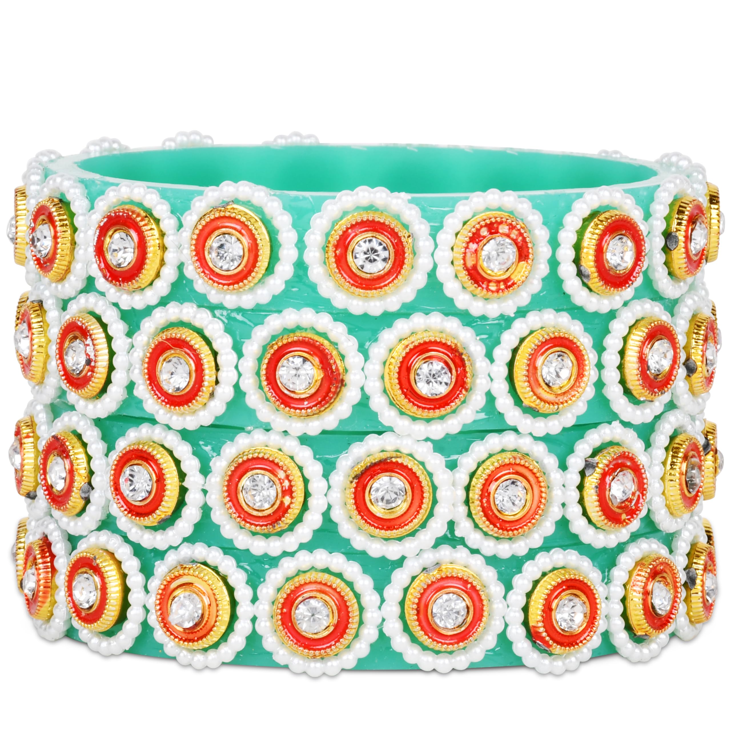 See full amazon price history chart for BIANKA Red Plastic Bangles Kada Pack of 4 Base Slides with Kundan Gold and Silver Embellishments: Ideal for Wedding Festivals, Women, Girls, and Brides Brand (Aqua Green, 2.8) BIANKA Red Plastic Bangles Kada Pack of 4 Base Slides with Kundan Gold and Silver Embellishments: Ideal for Wedding Festivals, Women, Girls, and Brides Brand (Aqua Green, 2.8) (B0CLYMTSLG) Amazon Price History, Amazon Price Tracker