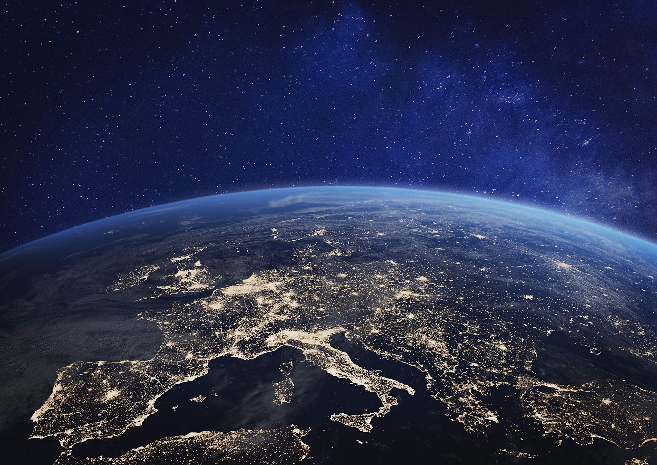World View Satellite View Earth At