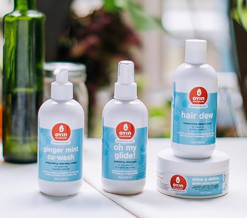 Miniatura 3 de Oyin Handmade Shine & Define - Suero de peinado para una sujeción suave, gran brillo y definición suave, 8 onzas